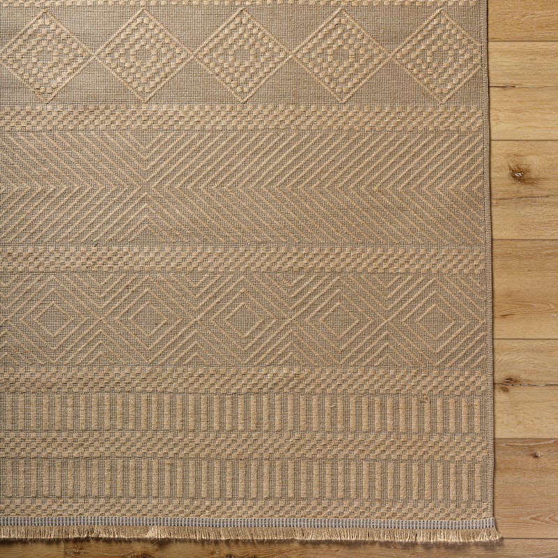 Livabliss Transitional Mystery Medallion Washable Area Rug