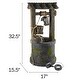 preview thumbnail 2 of 6, 4 Tier Wishing Well Fountain by Pure Garden - 15.5 x 17 x 32.5