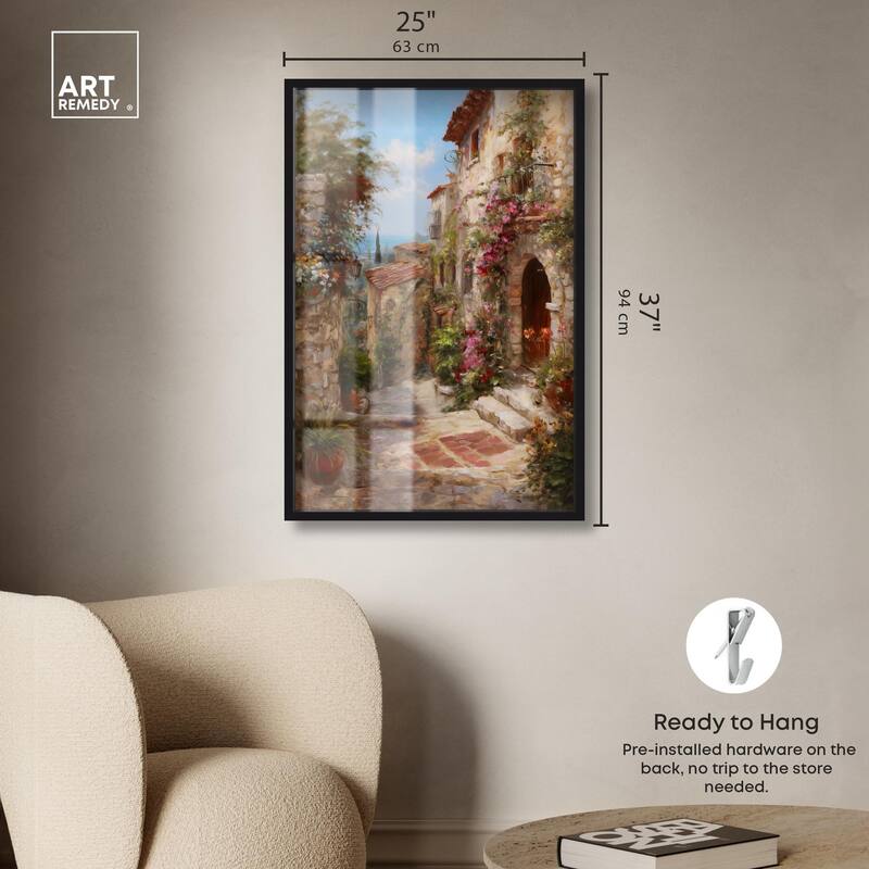 Mediterranean Charm I Shadowbox by Art Remedy