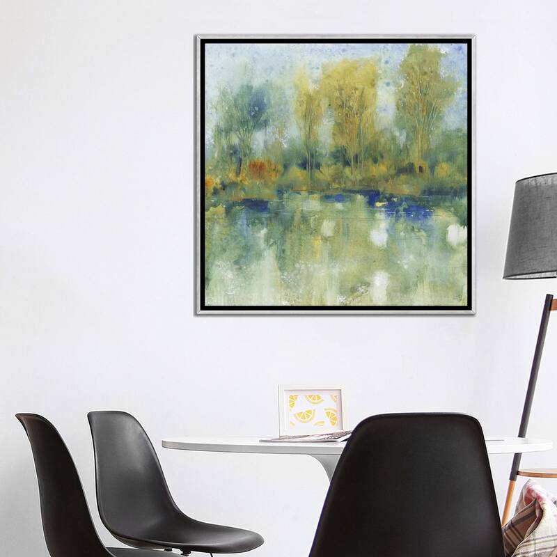 iCanvas "Pond Reflection I" by Tim OToole Framed