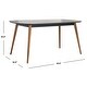 preview thumbnail 5 of 8, SAFAVIEH Couture Pedro Mid-Century Dining Table - 40" W x 16" L x 32.8" H
