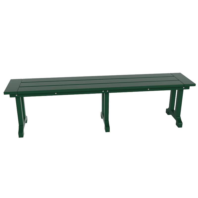 Laguna Hdpe All Weather Outdoor Patio 65" Bench
