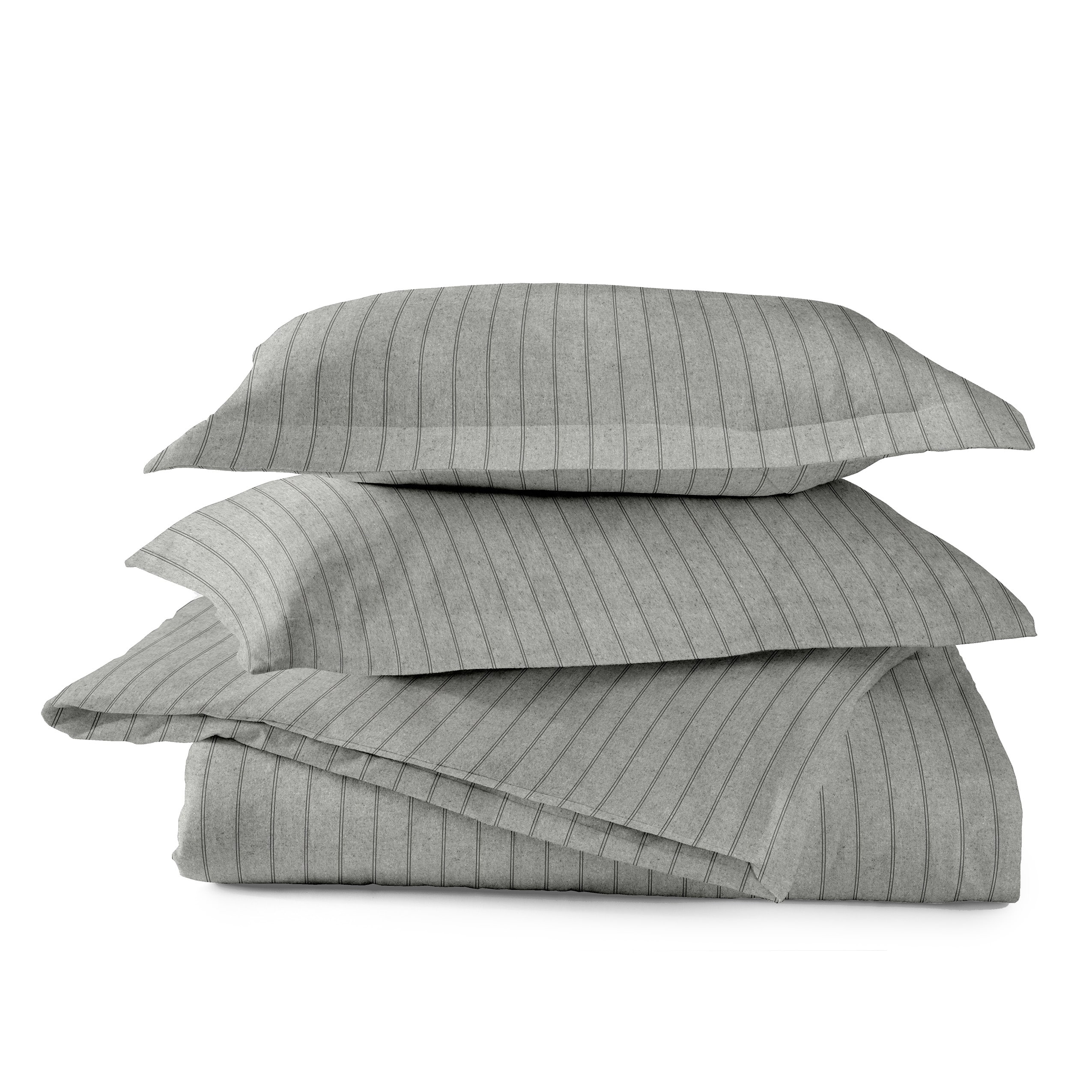 Option Heather light grey stripe