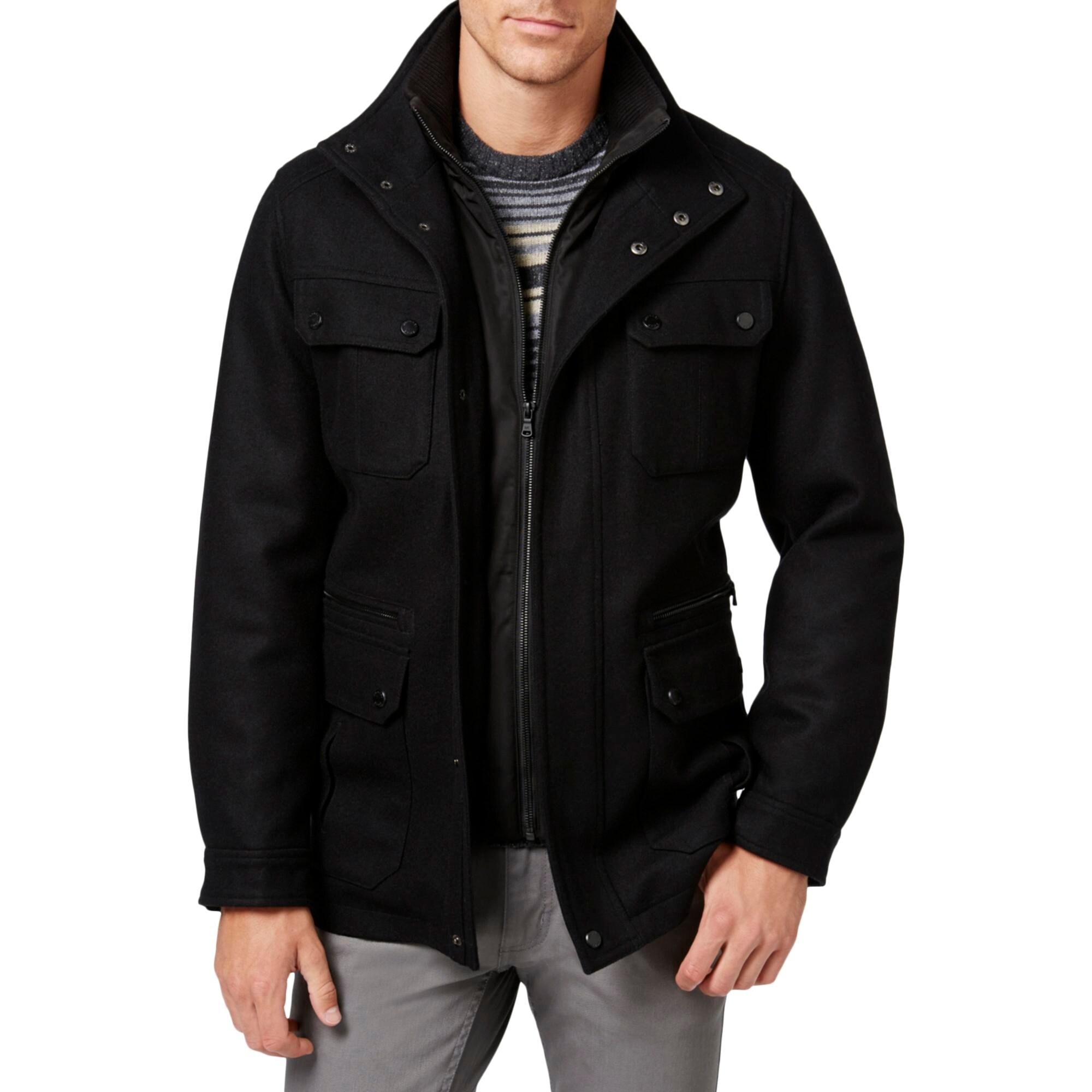 michael kors coats mens grey