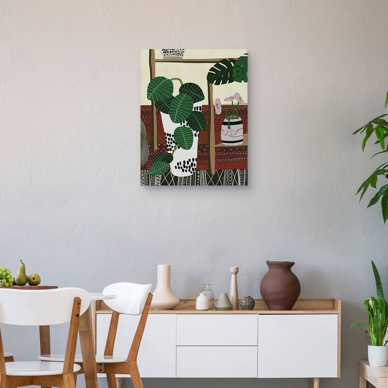 Tribal Pots I by Belle Maison Canvas Art Print