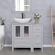 Option white ceramic boat sink