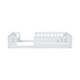 preview thumbnail 5 of 16, Wood Twin Platform Kids Bed Frame with Guardrail, Easy to Assemble, White