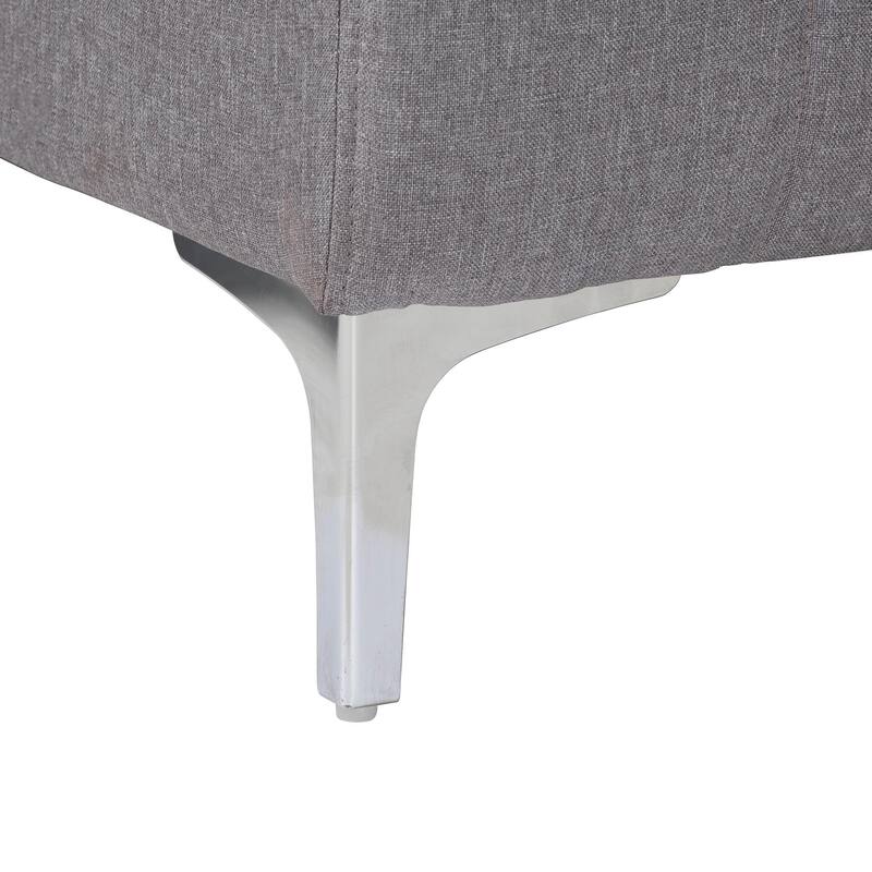 Lanoma Contemporary Clay Fabric Upholstered Convertible Sofa Bed