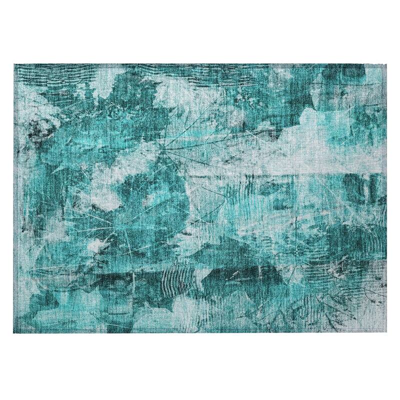 Tara Lush Floral Weather Resistant Timeless Fusion Outdoor Rug
