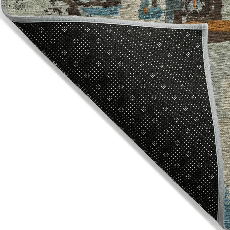 Machine Washable Indoor/ Outdoor Chantille Contemporary Rug