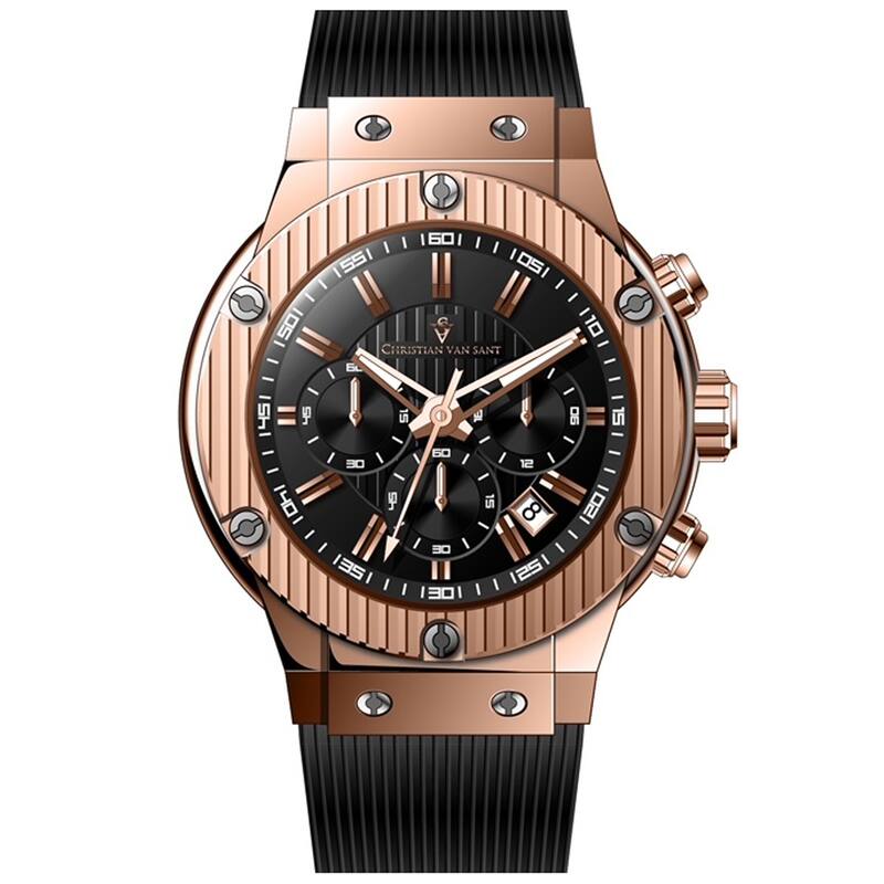 Christian Van Sant Men's Monarchy Red Dial Watch - CV8147 - 6 (36)
