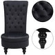 AVAWING Set of 2 Throne Royal Chair Thick Padding and Rubberwood Legs ...