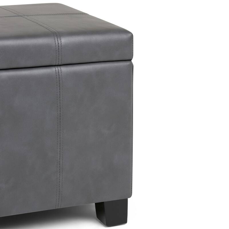 WYNDENHALL Lancaster 36 inch Wide Contemporary Rectangle Storage Ottoman