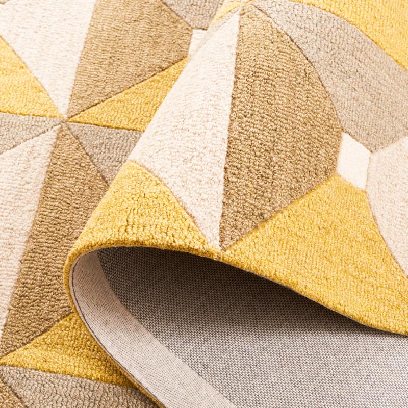 SAFAVIEH Handmade Genre Emika Mid-Century Modern Wool Rug