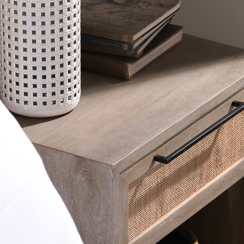 Classic Home Jensen Nightstand in Light Brown