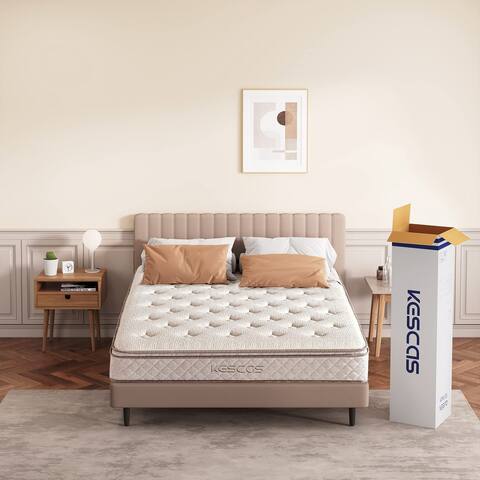 Kescas Luxury 8-inch Hybrid Memory Foam Premium Mattress