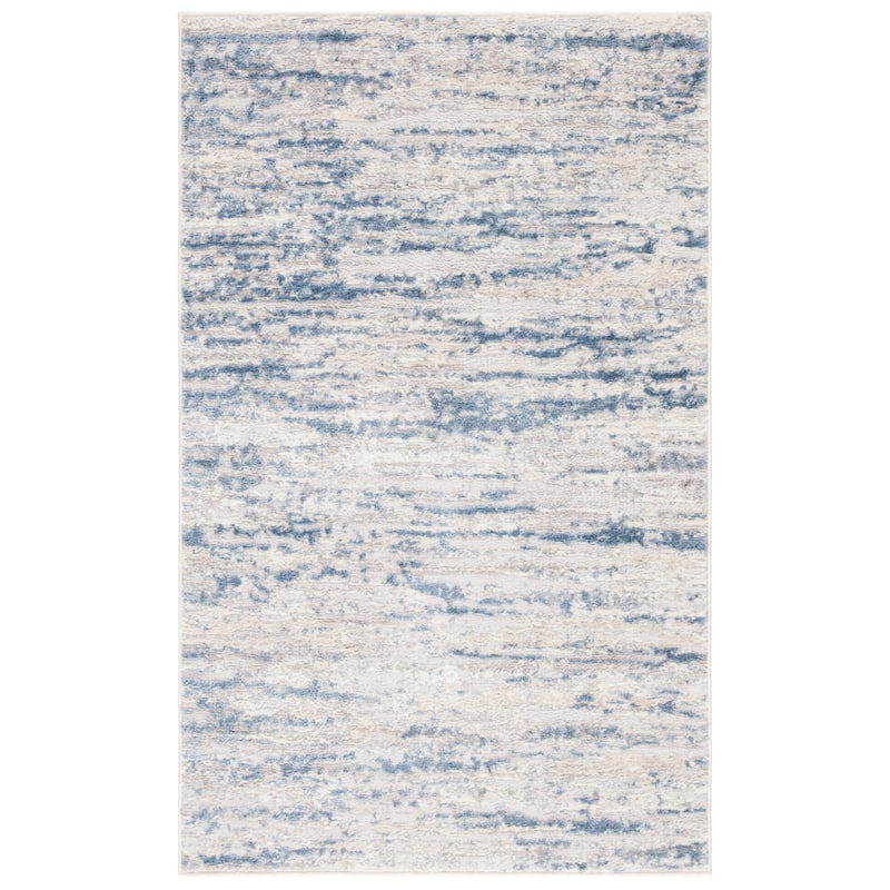 SAFAVIEH Amelia Modern Abstract Rug - 2'2" x 4' - Ivory/Blue - Rectangle