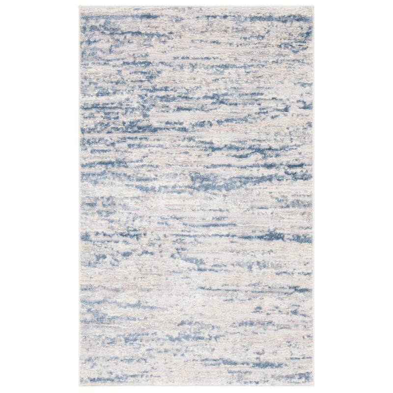 SAFAVIEH Amelia Modern Abstract Rug - 2'2" x 4' - Ivory/Blue