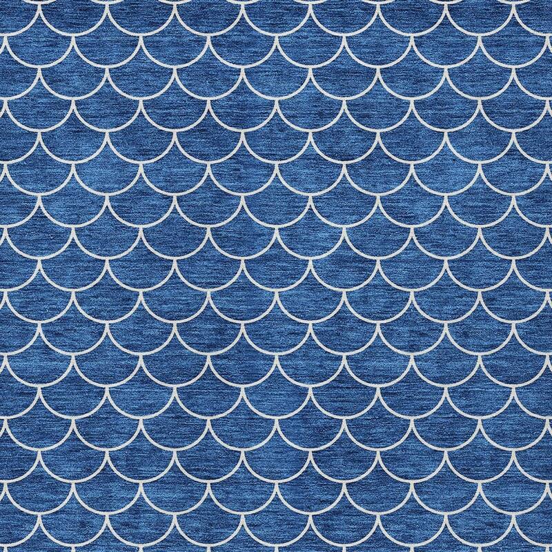 HomeRoots Geometric Transitional Rectangle Outdoor Rug
