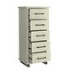 preview thumbnail 13 of 14, Contemporary 24-Inch Tall Chest with 5 Drawers