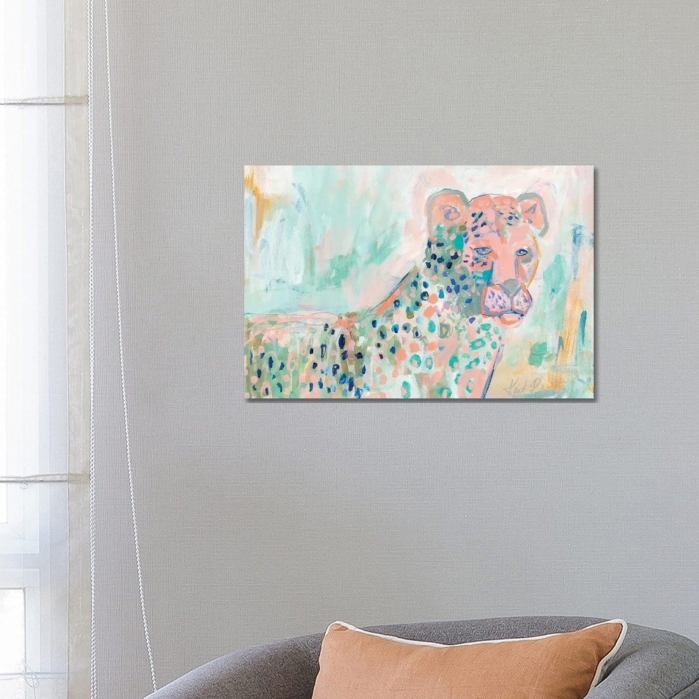 iCanvas "Cheetah Watch" by Kait Roberts Canvas Print