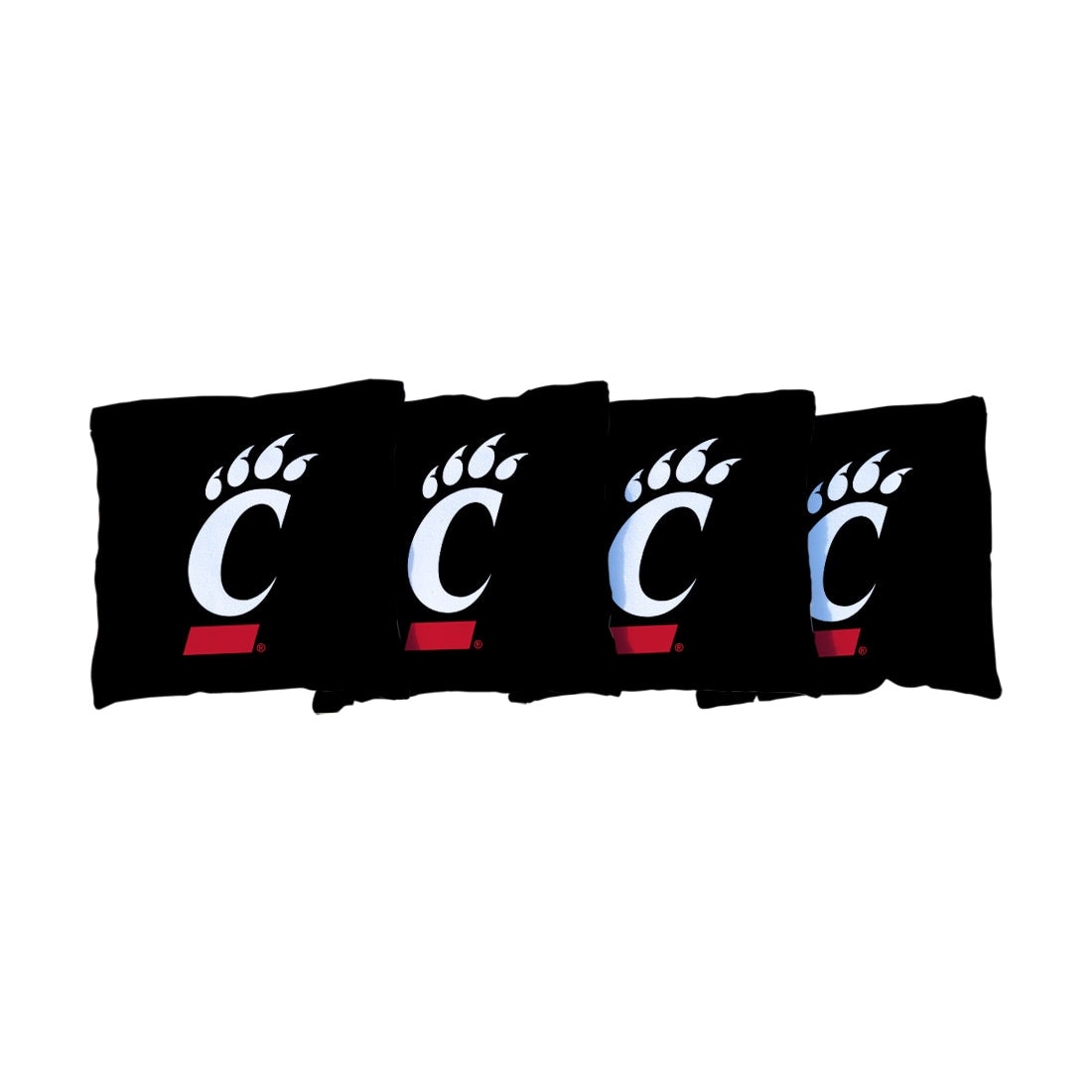 Cincinnati Bearcats Black Cornhole Bags