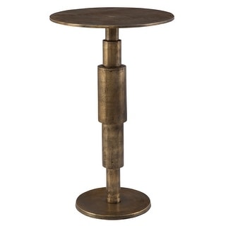 Uttermost 22994 Descend 14" Wide Aluminum Accent Table
