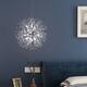 8-Light Dandelion Crystal Chandelier Firework Pendant Ceiling Light - 15.7" Dia