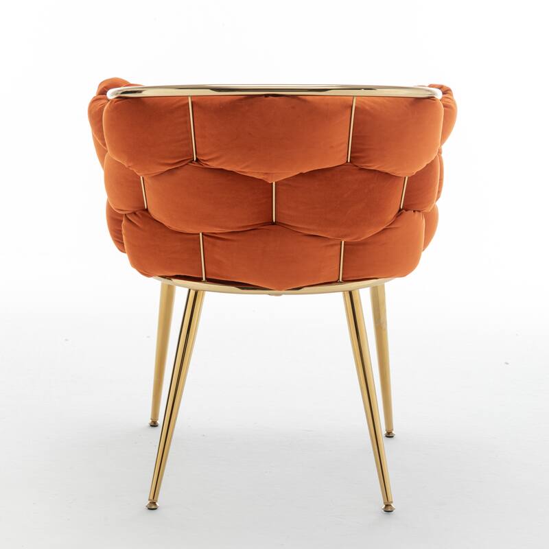 Luxury Simple Leisure Velvet Single Sofa Chair Bedroom Lazy Person Household Dresser Stool Manicure Table Back Chair