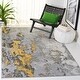preview thumbnail 16 of 18, SAFAVIEH Adirondack Cordelia Abstract Glam Rug - Grey/Yellow - 8' Square