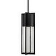 preview thumbnail 1 of 5, Hinkley Lighting Shelter 1 Light Dark Sky Outdoor Small Pendant with Black