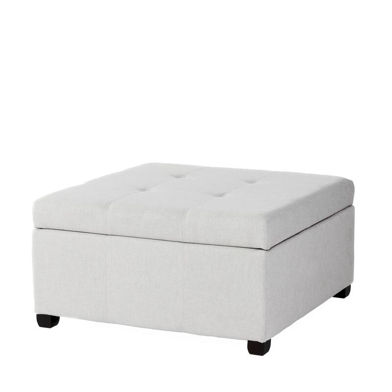 Carlsbad Tufted Square Storage Ottoman by Christopher Knight Home
