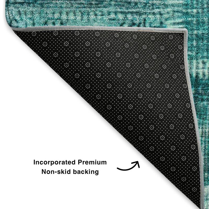 Premium Washable Super Soft Vintage Boho Mayfield Rug