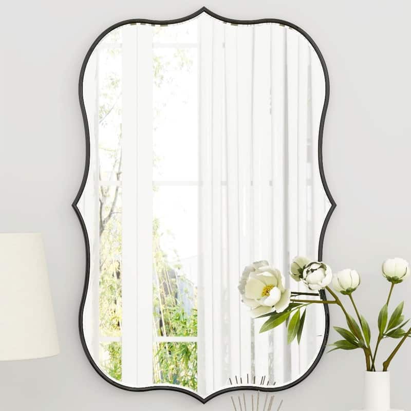 Asymmetrical Gold Antique Bronze Accent Wall Mirror - 23.62"×35.4"