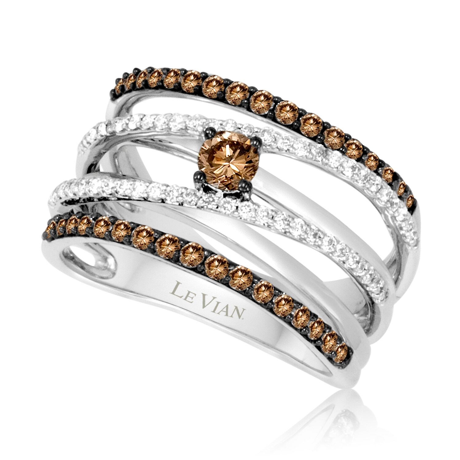 週間売れ筋 アクセサリー リング レディース ルヴァン Chocolate Gold Yellow Gold 14k In Ring T W Ct 1 5 Diamond Vanilla T W Ct 7 8 Diamond 68 Y9rsgjne97 5nlg
