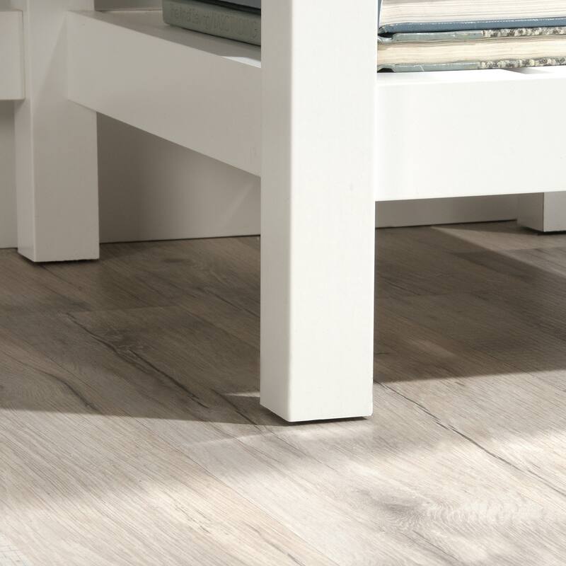 Engineered Wood Coastal Desk with Lateral File Cabinet Bundle