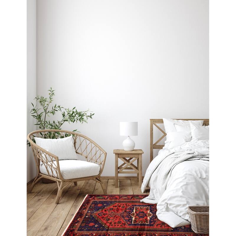 ECARPETGALLERY Hand-knotted Anadol Red Wool Rug - 4'8 x 7'7