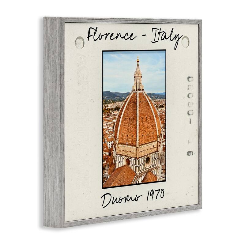 Stupell Florence Italy Travel View Framed Giclee Art Design By Val Rhodes