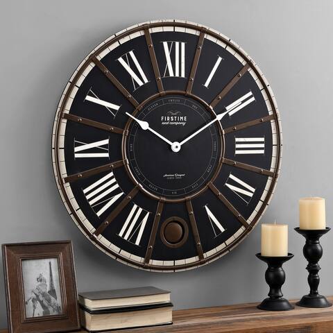 FirsTime & Co. Ellington Farmhouse Pendulum Clock