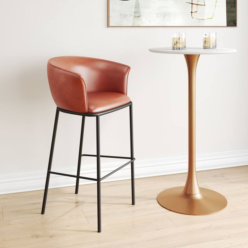 Garston Barstool Brown - Brown