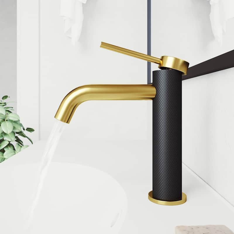 VIGO Madison 8" H Single Handle Single Hole Bathroom Faucet