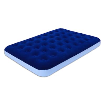 9-Inch Durable Air Mattress with Comfort Coil Technology and High Capacity Pump, good for Camping, Home and Portable Travel.