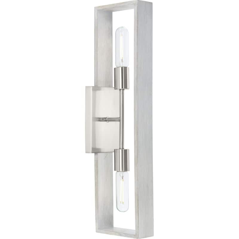 Progress Lighting P710126 Boundary 2 Light 6" Tall Wall Sconce