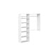 preview thumbnail 1 of 7, Easy Track 5 Ft. W. Deluxe Plus Laminate Closet Kit White