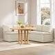 preview thumbnail 2 of 58, Spruce & Spring Modern 74" L-Shaped Dining Bench with Storage, Corner Breakfast Nook Banquette Bench