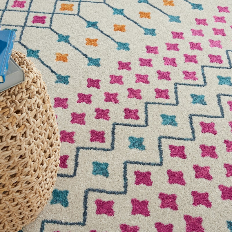 Nourison Passion Moroccan Geometric Diamond Area Rug