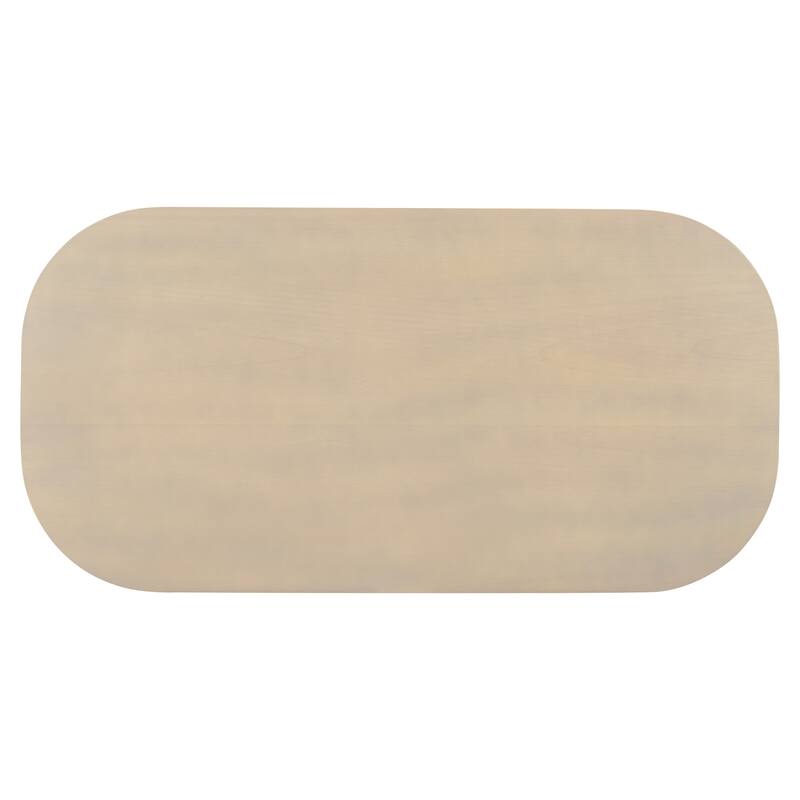 6-Piece Upholstered Rectangular Dining Room Table Set with Bench, 2-Color Modern Farmhouse Kitchen Furniture for Family