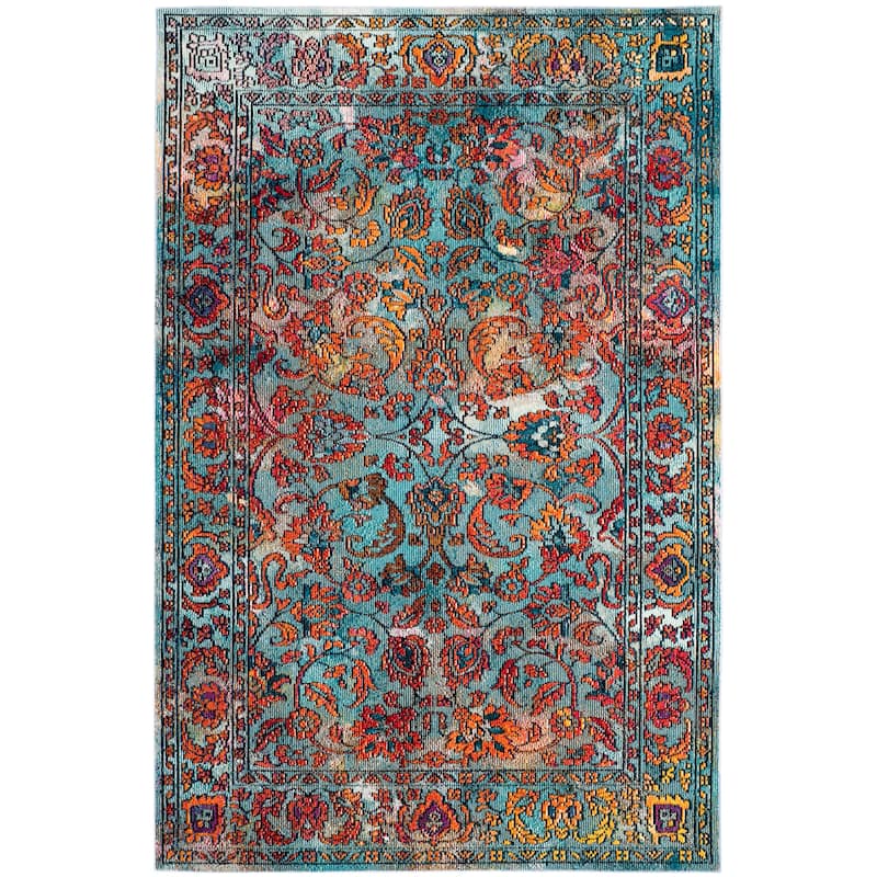 SAFAVIEH Crystal Liljana Vintage Boho Oriental Rug