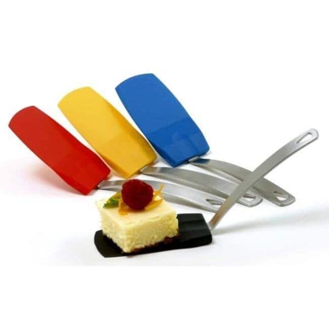 Norpro 18/10 Stainless Steel Heat-Resistant Flexible Nylon Head Mini Spatula