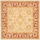 SAFAVIEH Anatolia Angeline Traditional Oriental Hand-spun Wool Rug - 6' x 6' Square - Ivory/Red